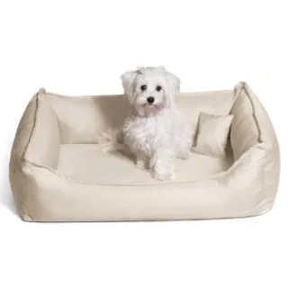 Tierlando DONALD ORTHO Hundebett Anti Haar M L XL XXL 80 100 120 150cm creme 1,5 m, 25 cm, 1 m