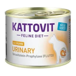KATTOVIT Feline Diet Nassfutter Katze Urinary Adult Huhn 48x185 g