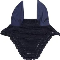 Kentucky Horsewear Fliegenohren "Wellington" Stone & Pearl - dark navy