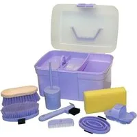 Kerbl Putzbox für Kinder - lila