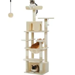 Pawz Road Kratzbaum Groß 164cm beige