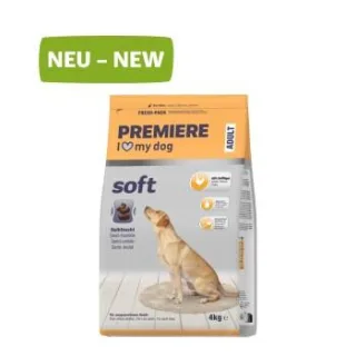 PREMIERE Soft Trockenfutter Hund Adult Geflügel 3x4 kg