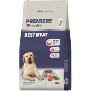 PREMIERE Best Meat Trockenfutter Hund Adult Rind 12 kg