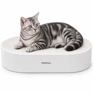 PetRhein Zen Paw Kratzpappe weiß
