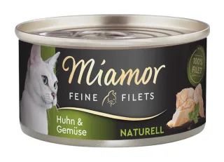 Miamor Feine Filets Naturelle Huhn und Gemüse 96x80 g