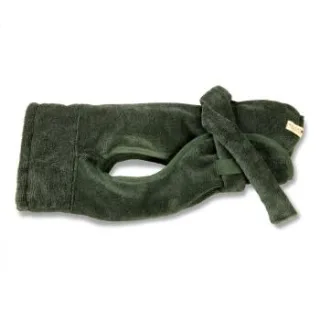 Wolters Easy Clean Hundebademantel Mantel Hundemantel oliv S