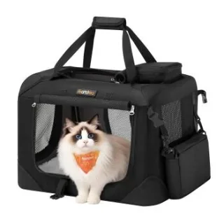 FEANDREA S-XXXL Transportbox Oxford-Gewebe schwarz S