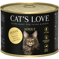 Cat's Love Katzen Nassfutter ADULT HUHN PUR - 200 g