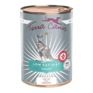Terra Canis Nassfutter Hund Low Fat Diät Känguru 6x400 g