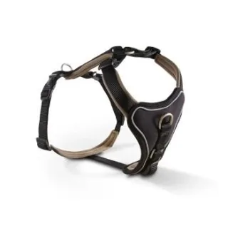 Wolters Professional Comfort Hundegeschirr schwarz/ braun XXXS