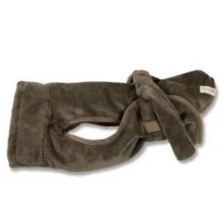 Wolters Easy Clean Hundebademantel Mantel Hundemantel braun S