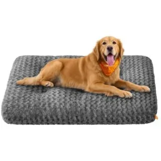 FEANDREA Hundebett, Hundekissen M-XXL,flauschige, Plüsch, waschbar XXL