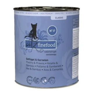 Catz finefood Nassfutter Katze Classic Adult No. 17 Geflügel und Garnele 12x800 g