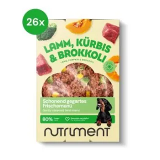 Nutriment Frischemenü Lamm, Kürbis & Brokkoli 26x400 g