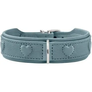 Hunter Hundehalsband soho x love hellblau XS
