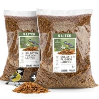 wildtier liebe Edel Soldatenfliegenlarven getrocknet