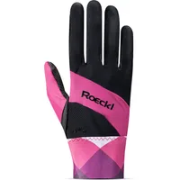 Roeckl Reithandschuh Martingal -  Black/Posh Pink - 6