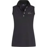 Ärmelloses Polo-Shirt HVPClassic, black - L