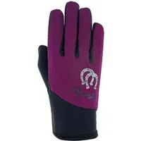 Roeckl Kinderreithandschuh KEYSOE, purple magenta - 4,0