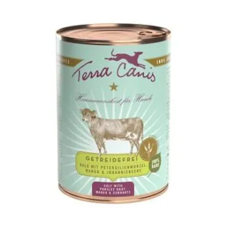 Terra Canis Getreidefrei Adult Kalb mit Petersilienwurzel, Mango und Johannisbeere 6x400 g