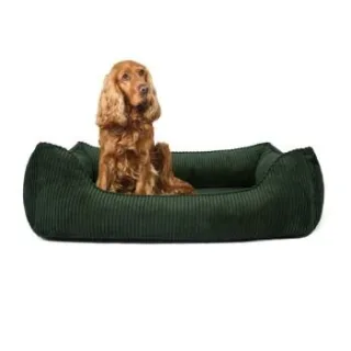 PAW WOW Hundebett ANTON Cord Olivegrün L