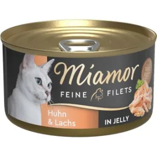 Miamor Feine Filets in Jelly Lachs und Huhn 24x100 g