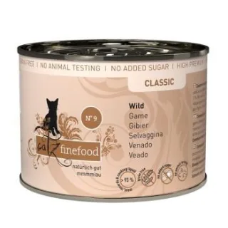 Catz finefood Nassfutter Katze Classic Adult No. 9 Wild 24x200 g