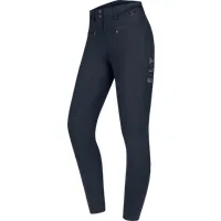 E·L·T Reithose Maja Glam Curved High Waist, tiefblau - 36