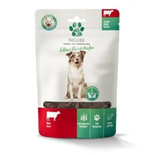 Fellicita Rind Fleischstreifen 8x 100g Fellonis Hundesnacks