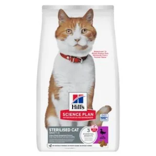 Hill's Science Plan Trockenfutter Katze, Adult, Sterilised mit Ente 10 kg