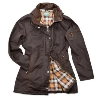 ROMNEYS Wachsjacke New Ashdown braun L - INT