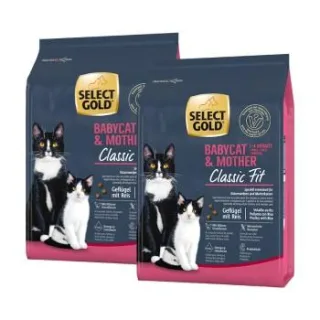 SELECT GOLD Babycat+Mother Geflügel und Reis 2x2,5 kg