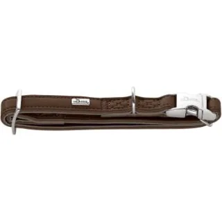Hunter Hundehalsung amalfi alu strong braun M