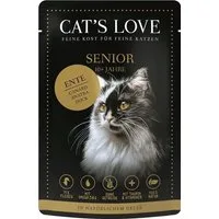 Cat's Love Katzen Nassfutter "Senior Ente" - 85 g