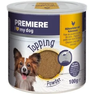 PREMIERE Topping Powder Hühnerleber mit Kokosnuss 6x100 g