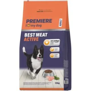 PREMIERE Best Meat Trockenfutter Hund Adult Active 12kg