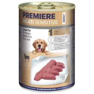PREMIERE Meati Sensitive Pur Nassfutter Hund, Adult, Lamm pur 12x400 g