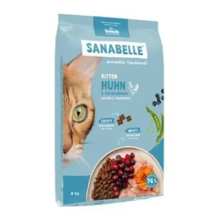 Sanabelle Trockenfutter Katze, Kitten, Huhn 2x8 kg