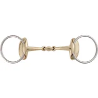 Stübben STEELtec Golden Wings Trense "Sweet Kupfer" doppelt gebrochen - 14,5 cm