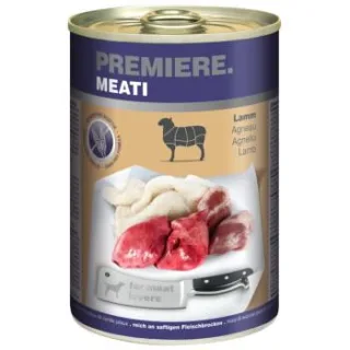 PREMIERE Meati Nassfutter Hund, Adult, Lamm 24x400 g