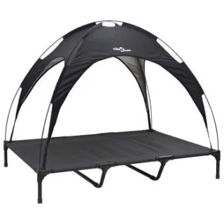 VidaXL Hundebett schwarz 93 cm, 1,065 m, 93 cm