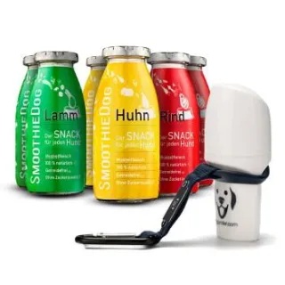 SmoothieDog Klassik + Doggyroller Blau Gr. M