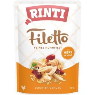 RINTI Filetto Huhn und Hühnerherzen 24x100 g