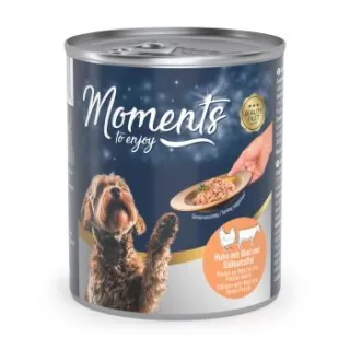 MOMENTS Nassfutter Hund, Adult, Rind 24x220 g