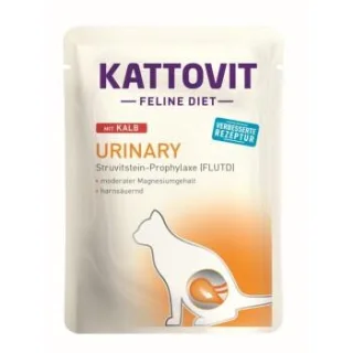 KATTOVIT Feline Diet Nassfutter Katze Urinary Adult Kalb 96x85 g