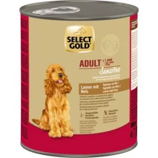 SELECT GOLD Sensitive Nassfutter Adult Lamm mit Reis 12x800 g