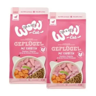 WOW Cat Junior Geflügel 2x2 kg