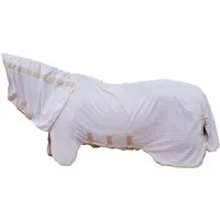 Kentucky Horsewear Fliegendecke Comfort, Pied-De-Poule Beige - 145 cm