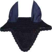 Kentucky Horsewear Fliegenohren "Lang" Stone & Pearl - dark navy