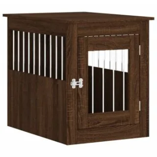VidaXL Hundekäfig im Möbel-Stil braun 75 cm, 55 cm, 65 cm